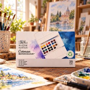 Set Acquerelli Winsor & Newton Cotman 25 Pezzi