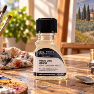 Vernice Satinata Artists Winsor & Newton 75ml | Protezione UV per Pittura ad Olio