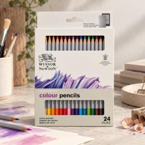 Matite Colorate Winsor & Newton Studio Collection 24 Pezzi