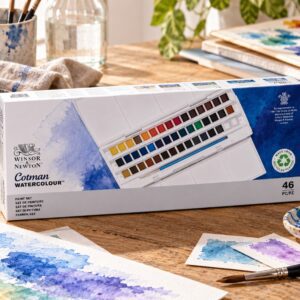 Set Acquerelli Winsor & Newton Cotman 46 Pezzi