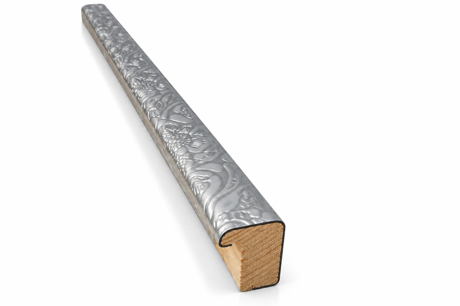 Aste per Cornici in Legno con Decoro Floreale - immagine 4