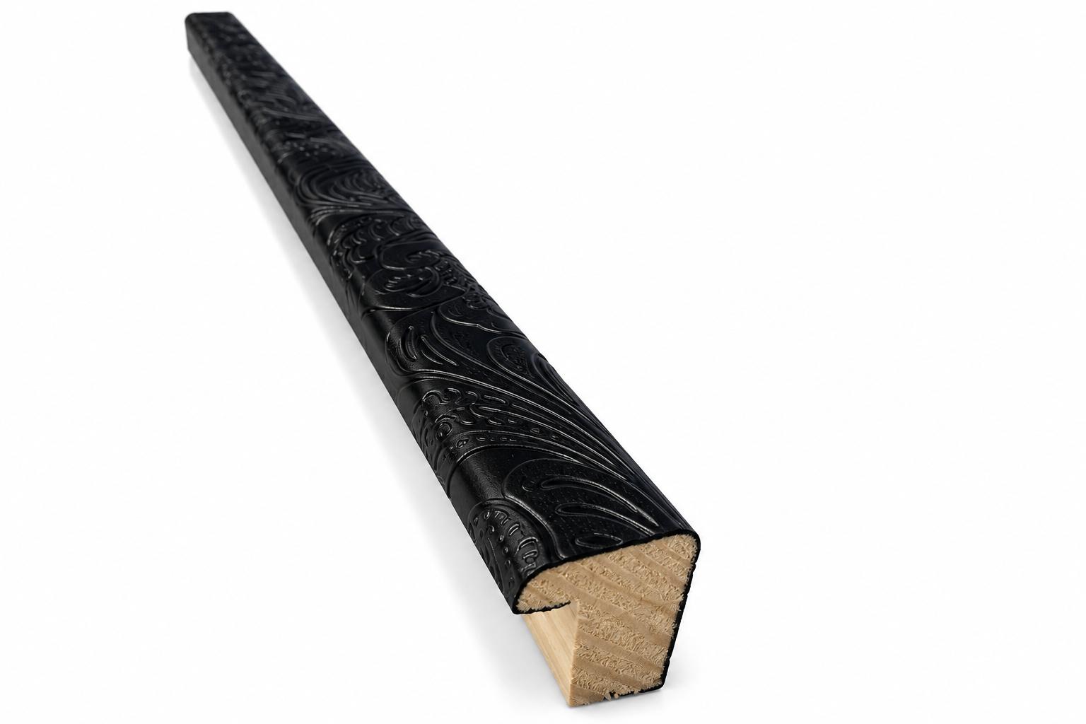 Aste per Cornici in Legno con Decoro Floreale - immagine 7