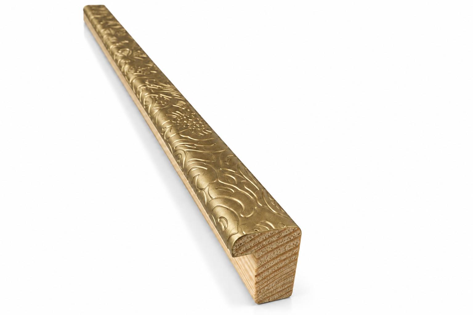 Aste per Cornici in Legno con Decoro Floreale - immagine 6
