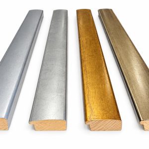 Aste per Cornici in Legno Metallizzate e Patinate