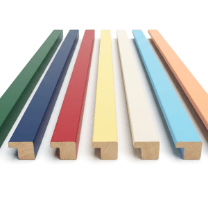 Aste da Cornice in Legno Opaco – Colori Assortiti