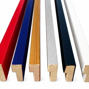 Aste per Cornici in Legno Squadrate Moderne
